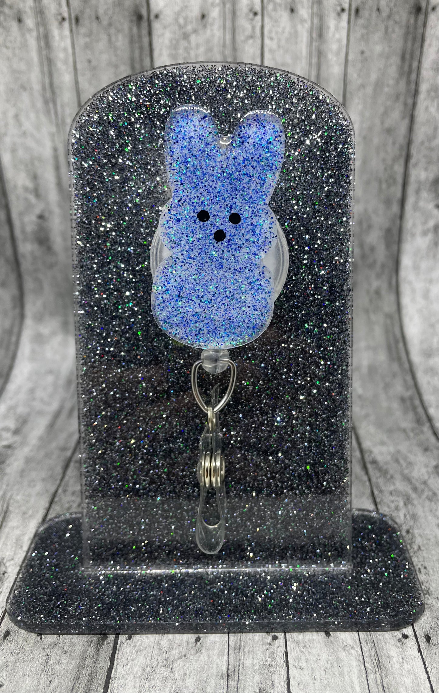 Bunny Peep badge reel