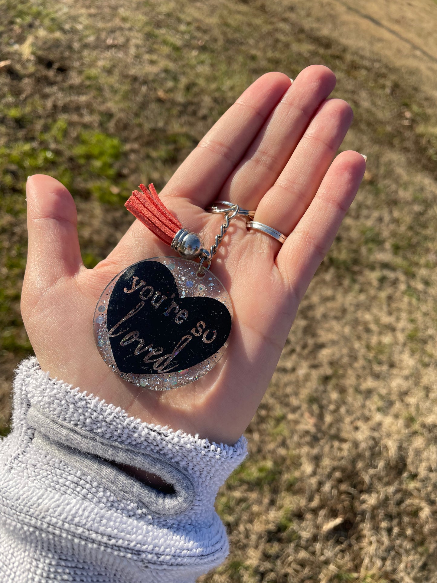 You’re so loved keychain