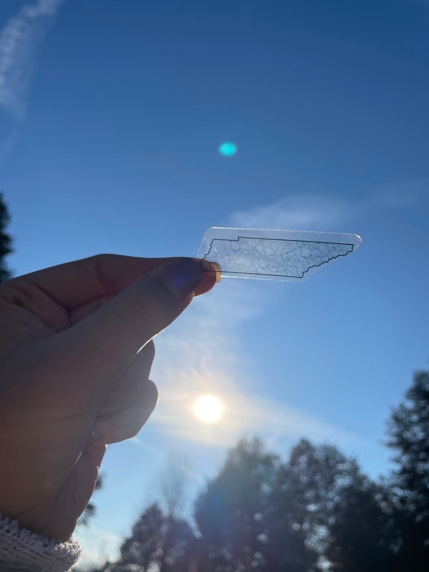 Clear Tennessee sticker