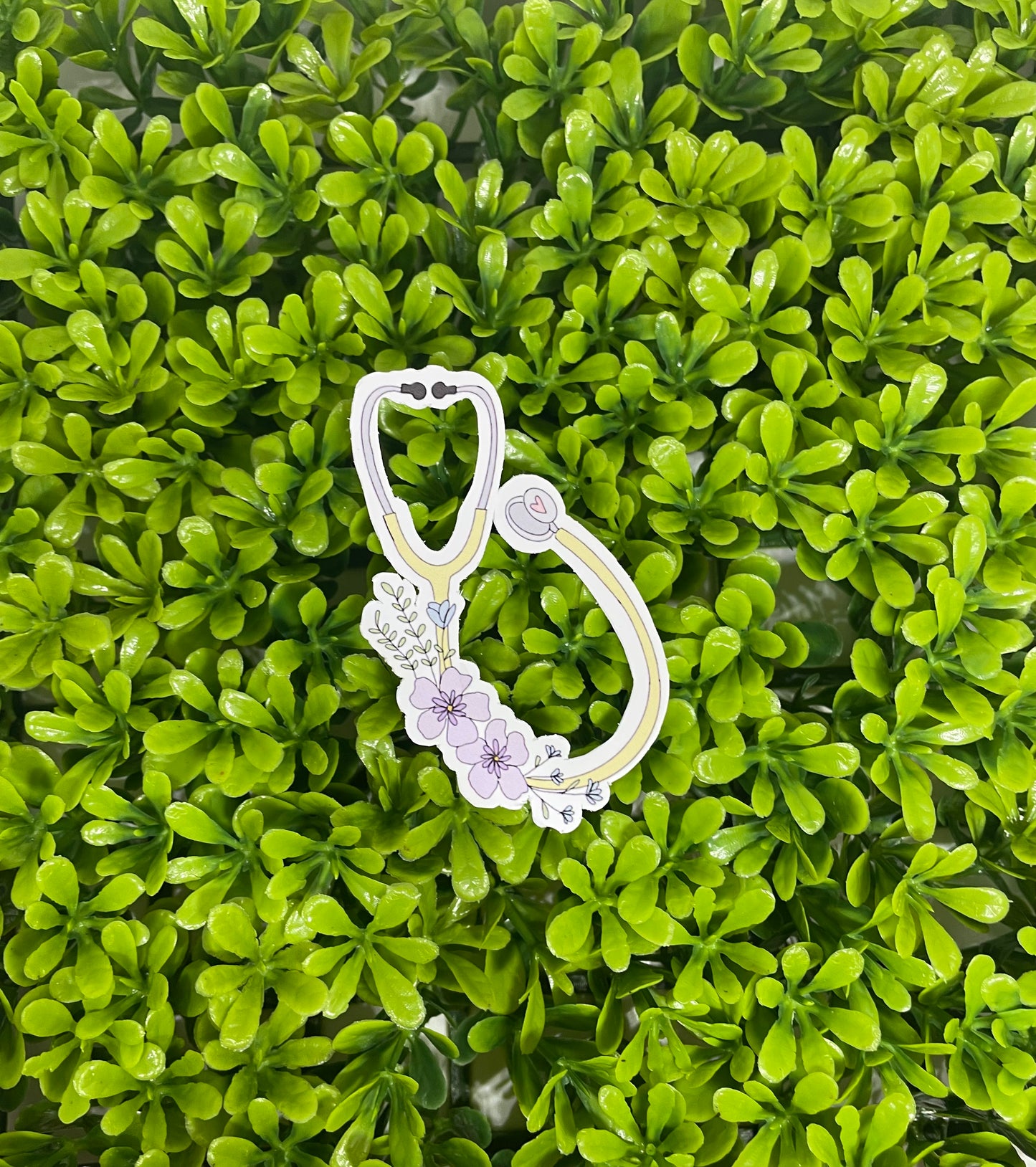 stethoscope and flowers