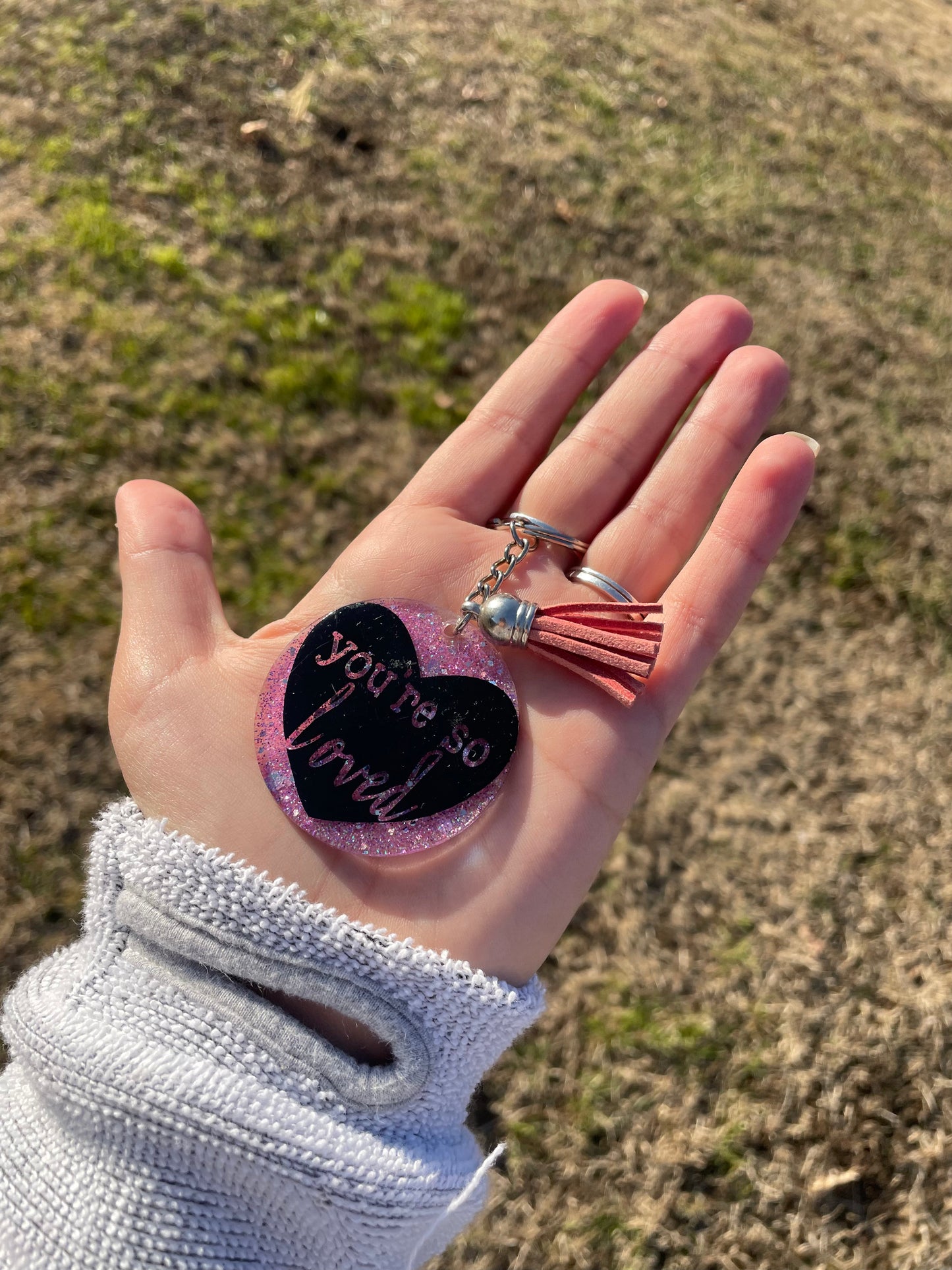 You’re so loved keychain
