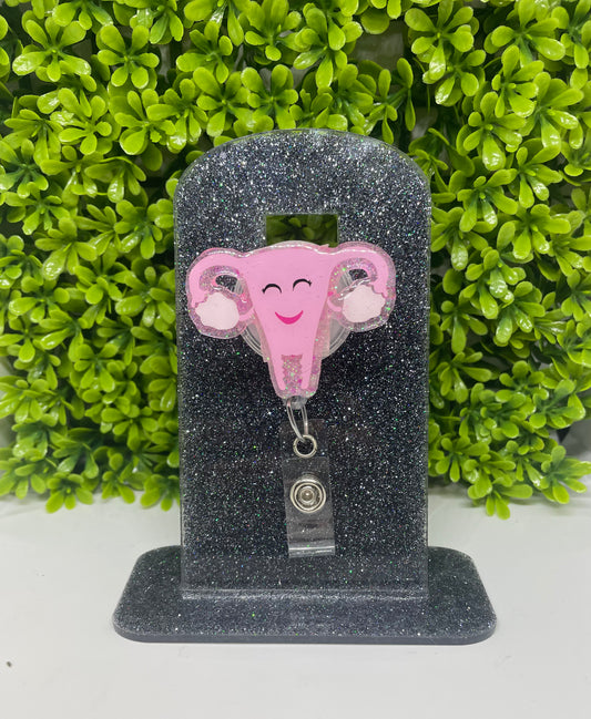 Uterus badge reel